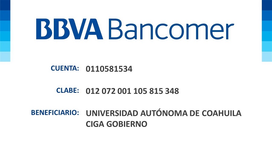 Poster informativo de cuenta bancaria.